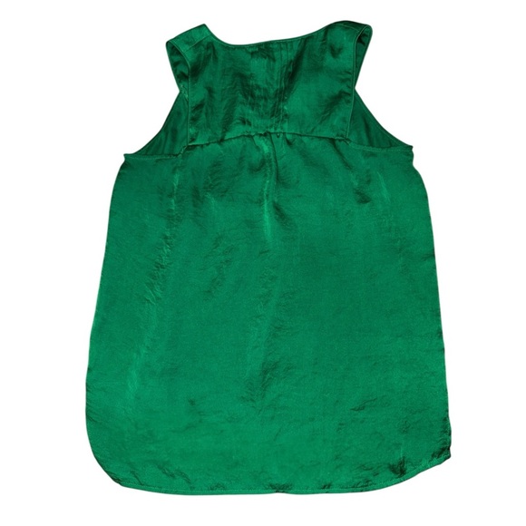 Maeve Anthropologie emerald green lightweight preppy blouse women’s size 0 - Picture 2 of 8